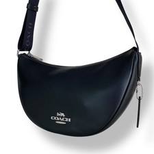 Excellent Condition Coach Shoulder Bag Body Bag Half Moon Black