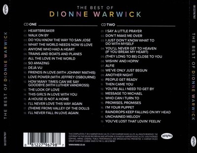 DIONNE WARWICK - THE BEST OF DIONNE WARWICK NEW CD