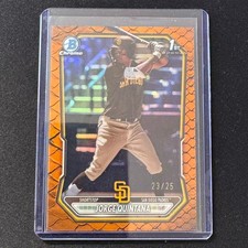 🔌IU 2026 BOWMAN CHROME ORANGE DRAGON SCALE 1ST JORGE QUINTANA /25