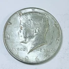 1965 Kennedy Half Dollar 40% Silver, Circulated Coin #7147