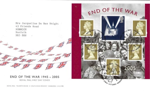 GB Comm/FDC - End of the War - Edinburgh -  2005 (RM984)