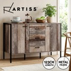 Artiss Buffet Sideboard Cupboard Cabinet 3 Drawers Pantry Storage Table BARNLY