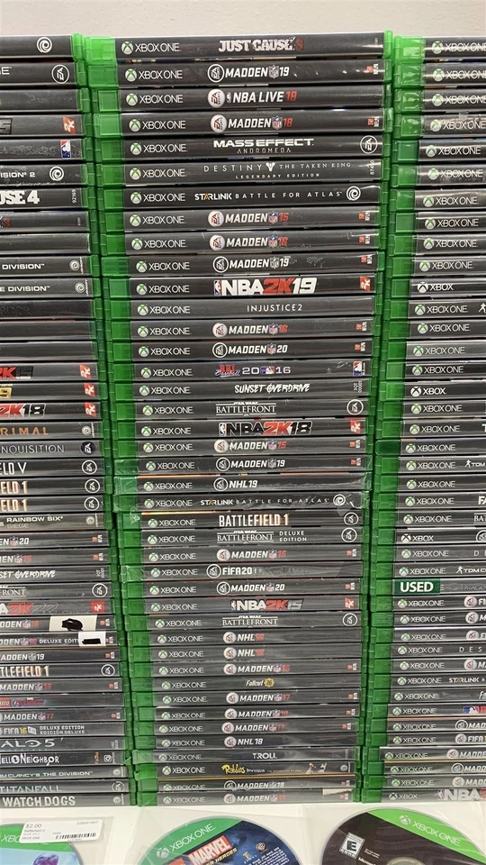 Gran Lote 217 Juegos Xbox One Paquete Deportes Shooter Acción Trabajo Disco y Estuche Foto 3 de 4