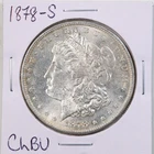 1878-S $1 Morgan Silver Dollar in Choice BU Condition #5906
