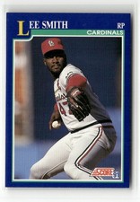 1991 SCORE #81 LEE SMITH ST. LOUIS CARDINALS