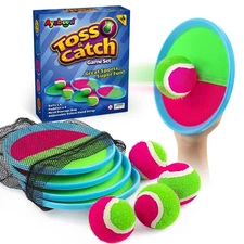 Toss and Catch Ball Game Outdoor Toys for Kids Yard Games Beach Toys Outside ...