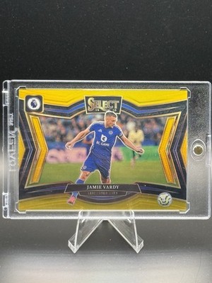 2024-25 Panini Select Premier League Field Level Jamie Vardy #216 Gold Prizm /10