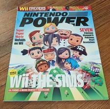 Nintendo Power 214 April 2007 Alien Syndrome poster Pokemon Paper Mario Sims