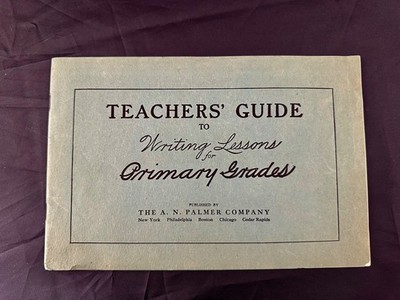 Vintage Palmer Method Penmanship Book Teacher's Guide Primary Grades