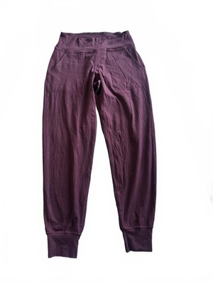 Lululemon Damen lila sportliche Jogginghose Leggings Gr. 10 UK