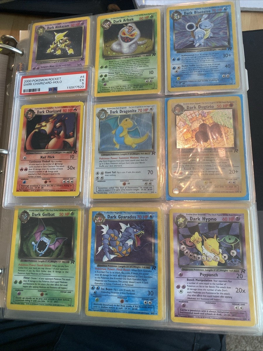Pokémon Team Rocket Complete Set 84/82 Unlimited WOTC 2000 Must