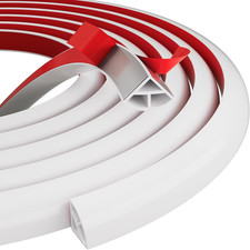 472'' Quarter round Molding Trim, Peel and Stick Silicone Decorative Strip  Mol