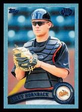 2011 Topps Pro Debut #217 Riley Hornback /309 Blue Bluefield Orioles