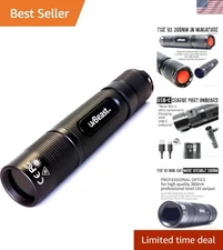 Upgraded V3 365nm Mini UV Flashlight – Pure Ultraviolet Power in Compact Design