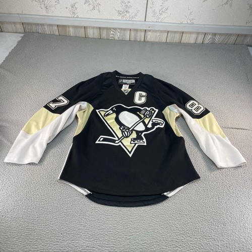 Sidney Crosby Pittsburgh Penguins Jersey Mens 48 Black Reebok CCM NHL Canada