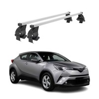 Menabo DachträGer GrundträGer FüR Toyota C-HR Mk2 2024-2026 Stahl Grau 2Tlg