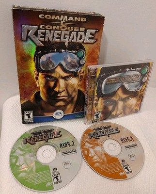 Command & Conquer: Renegade (PC Shooter EA Games) Big Box CIB COMPLETE - Tested