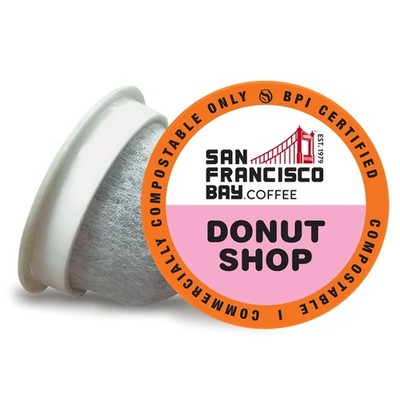 San Francisco Bay Compostable Coffee Pods - Donut Shop (36 Ct) K Cup Compatib...