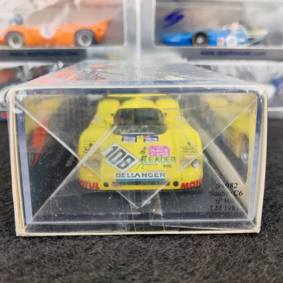 SPARK WABER C6 #108 LE MANS 1987 Y.HERVALET J-F YVON 1:43 S4082 IN SCATOLA - Immagine 3 di 4