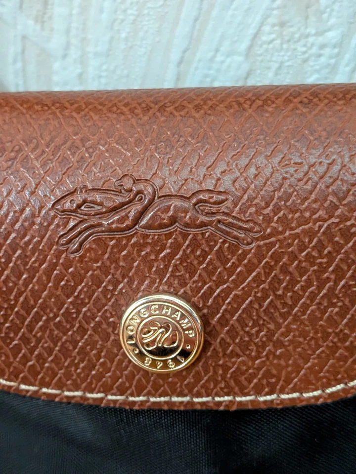 New Wo Tags LE PLIAGE ORIGINAL POUCH WITH HANDLE Black Xs Bag QuietLuxury Preppy - Image 3 of 4