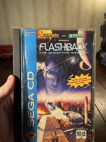 Flashback The Quest for Identity- Sega CD Complete TESTED CIB