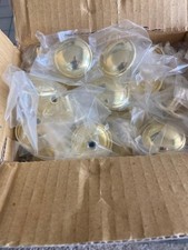 cabinet knobs round brass Box of 50 New Old Stock CLEARANCE