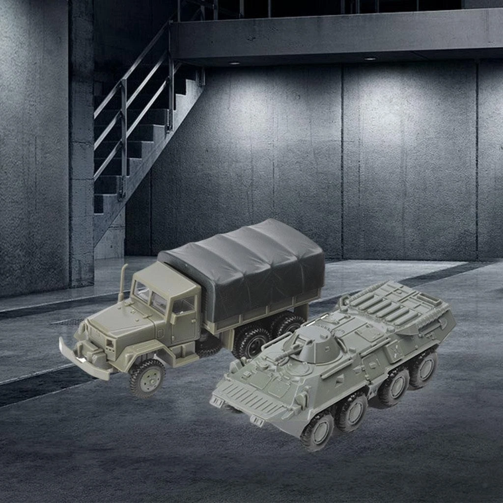 Lot De 3 Camions Miniatures 1/72 - Occasion, Pour Diorama Ou Collection