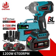 1/2" 2000Nm Schlagschrauber Akku Schrauber Akkuschrauber Kfz Reifenwechse Koffer