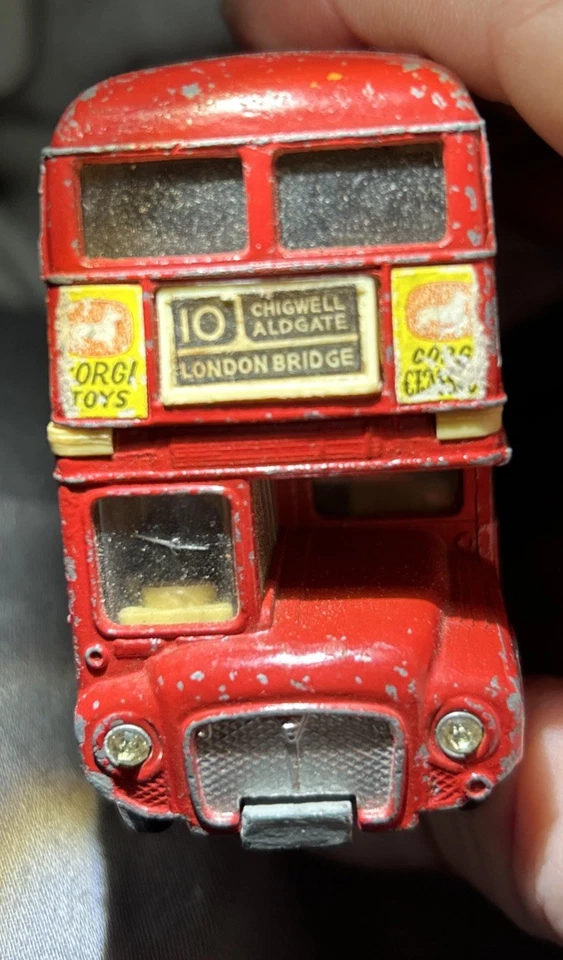 Vintage - Corgi Toys - Doppeldecker Bus - London Transport - Routemaster - Rot - Bild 4 von 4