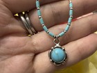$298 Carolyn Pollack Sterling Silver Large  Turquoise  Southwestern  Necklace — photo 8