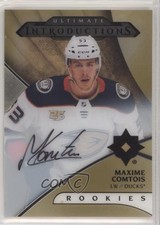 2018 Upper Deck Ultimate Collection Introductions Gold Maxime Comtois Auto 0nr3