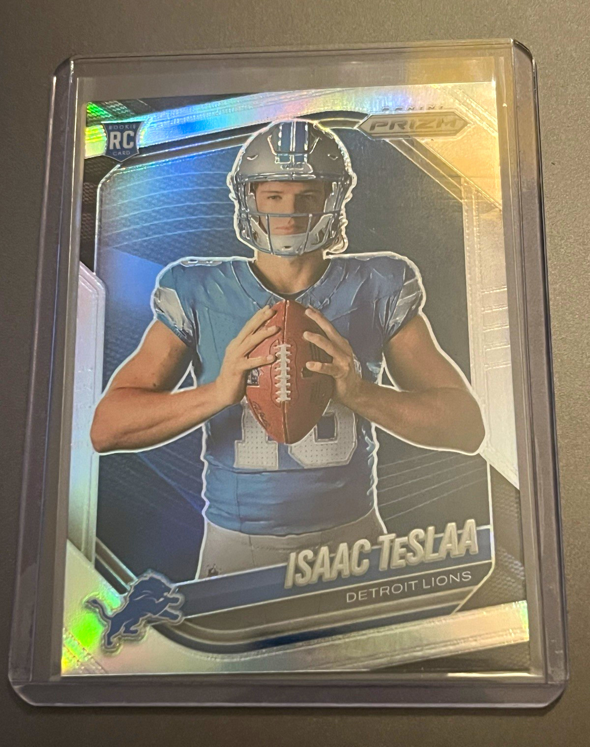 Panini 2025 Prizm Silver Prizm Rookie Variation Isaac Teslaa RC #411 - Lions