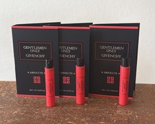3x Givenchy Gentleman Only Absolute EDP 1ml .03oz Sample Spray Vials NEW