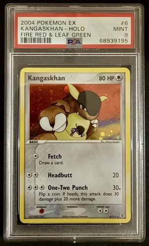 Pokemon Kangaskhan EX Fire Red & Leaf Green Holo #6 PSA 9