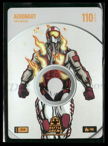 2025 Bo Jackson Battle Arena Aeronaut #FT-77 Tracks Fire Power 110 First Edition