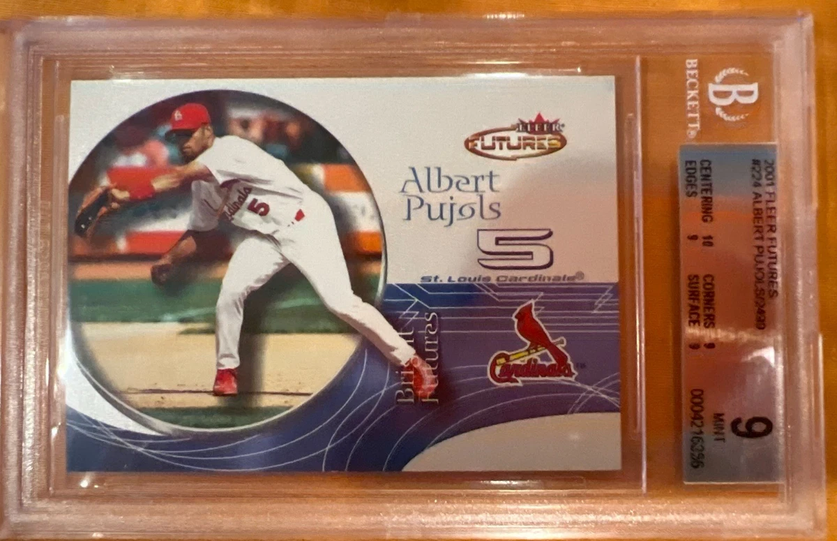 Fleer Albert Pujols Rookie Baseball Sports Trading Cards
