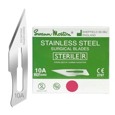Swann Morton Surgical Scalpel Blade 10A - Sterile Blade for Minor Surgical P...