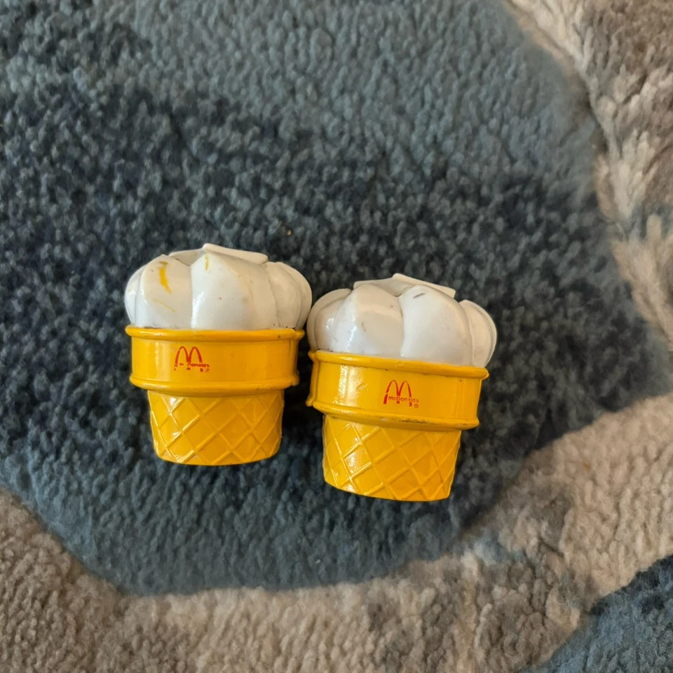 Cono de helado McDonald's 1990 McDino transformador intercambiable de colección Foto 3 de 3
