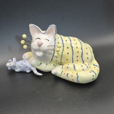 Amy Lacombe Whimsiclay Best Friends 86005 Cat Mouse Figurine 2003