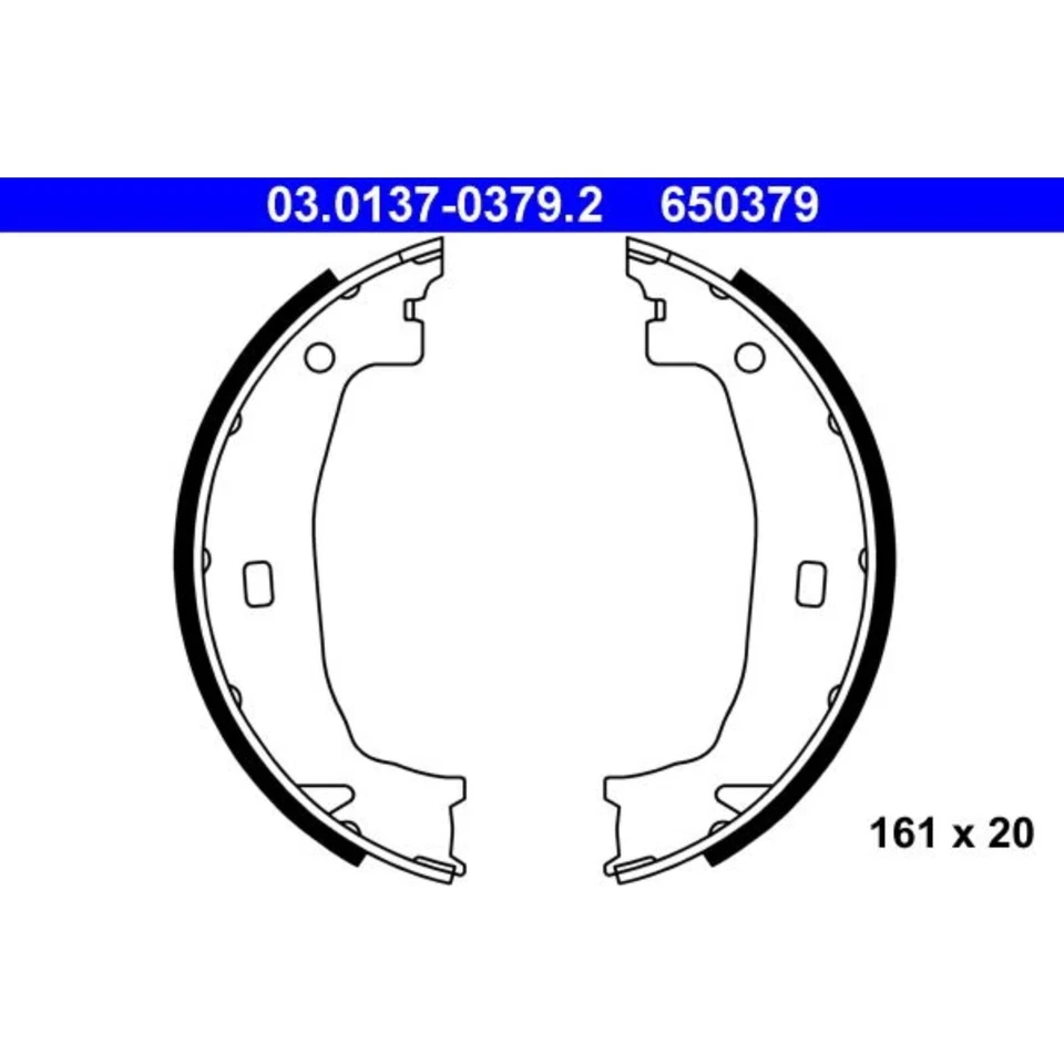 ATE HANDBREMSBACKEN + ZUBEHÖR passend für BMW 1er E81 F20 3er E46 E90 F30 4er - Bild 3 von 4