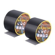 2 Pcs 4"x15' Butyl Joist Tape for Decking Self-Adhesive Flashing Tape, Black