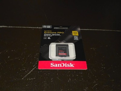 Sandisk Extreme Pro 512GB CFexpress Type B Mem Card 17/1400 MB/s High Speed 4k