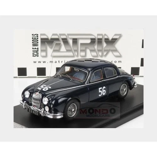 1:43 MATRIX Jaguar Mkii 3.4 Litre #56 Winner Brand Hatch 1957 MXR41001-033 - Immagine 2 di 2