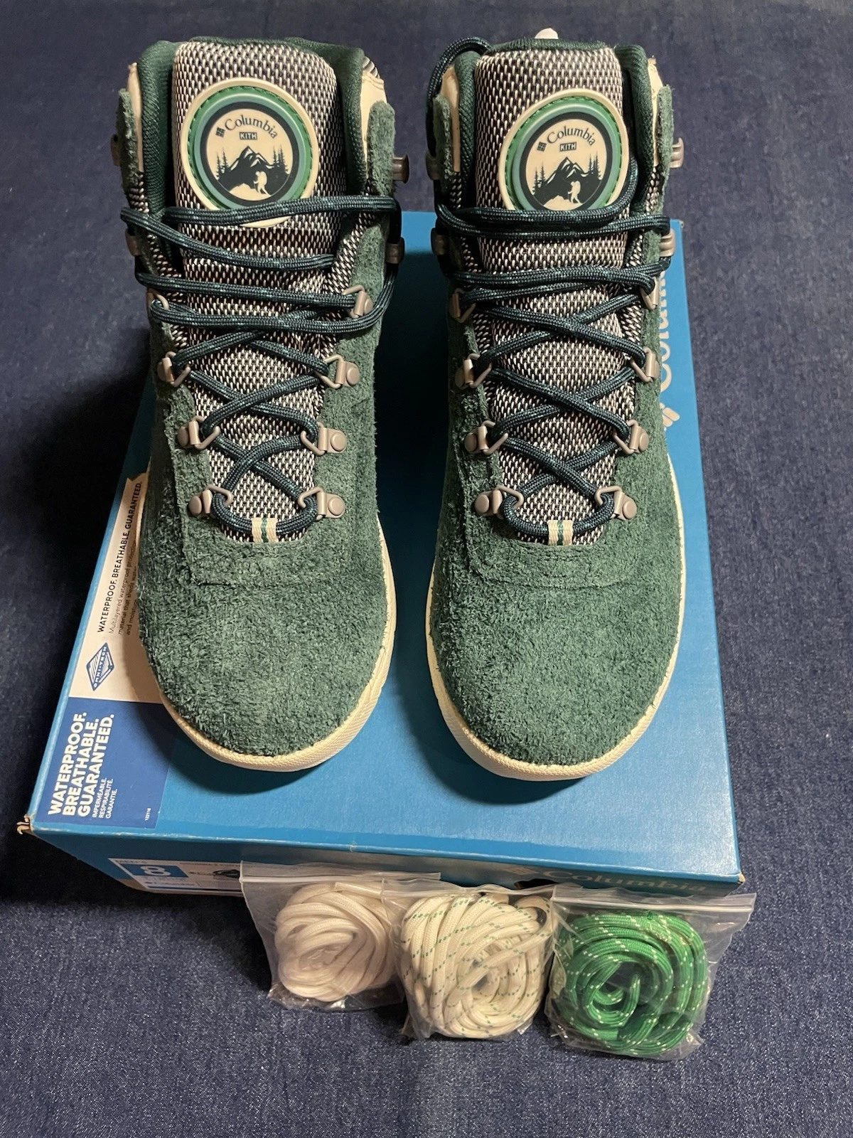 Kith x Columbia Newton Ridge Plus II Waterproof Hiking Boots Size 8