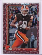 2025 Topps Chrome Football #67 Cedric Tillman Football leather