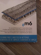 IROBOT Brava Jet Cleaning Pads Comes w/ 1 Wet pad & 1 Dry Pad OEM Blue/Grey (New