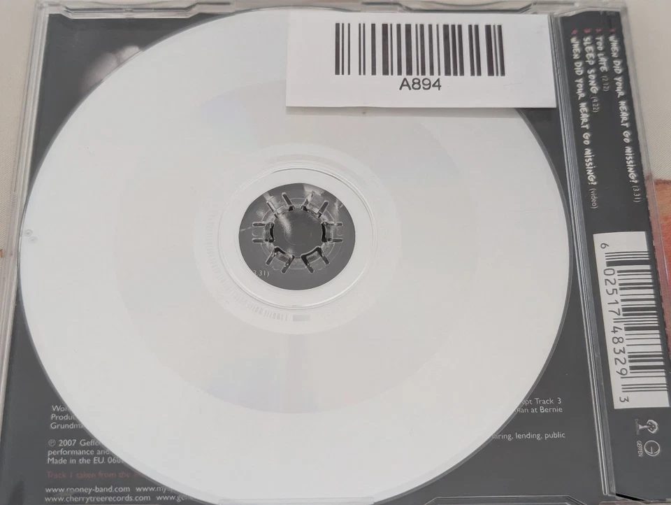 Rooney - When Did Your Heart Go Missing (inkl. Videoclip) 2007 Geffen Maxi CD - Bild 4 von 4