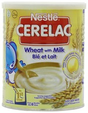 Nestle Cerelac, Wheat With Milk, 14.11-Ounce Cans 14.11 Ounce Pack of 4