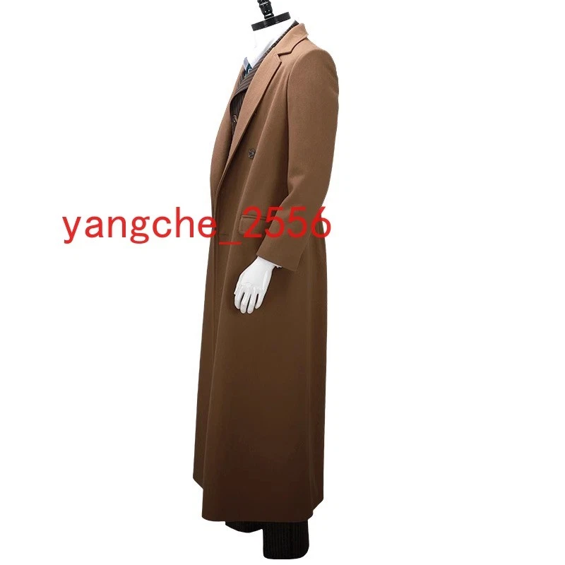 Doctor Who 10th David Tennant Brown Suit Uniform Cosplay Costume Set Halloween - Image 2 of 4