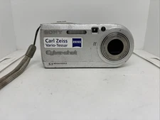 Sony Cyber-shot DSC-P100 5.1MP Digital Camera - Silver Tested